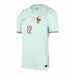 Camisa de Futebol França Bradley Barcola #12 Equipamento Secundário Mundo 2026 Manga Curta